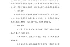  标题：哪里有适合青少年的智能网篮球训练计划？探索最佳训练策略